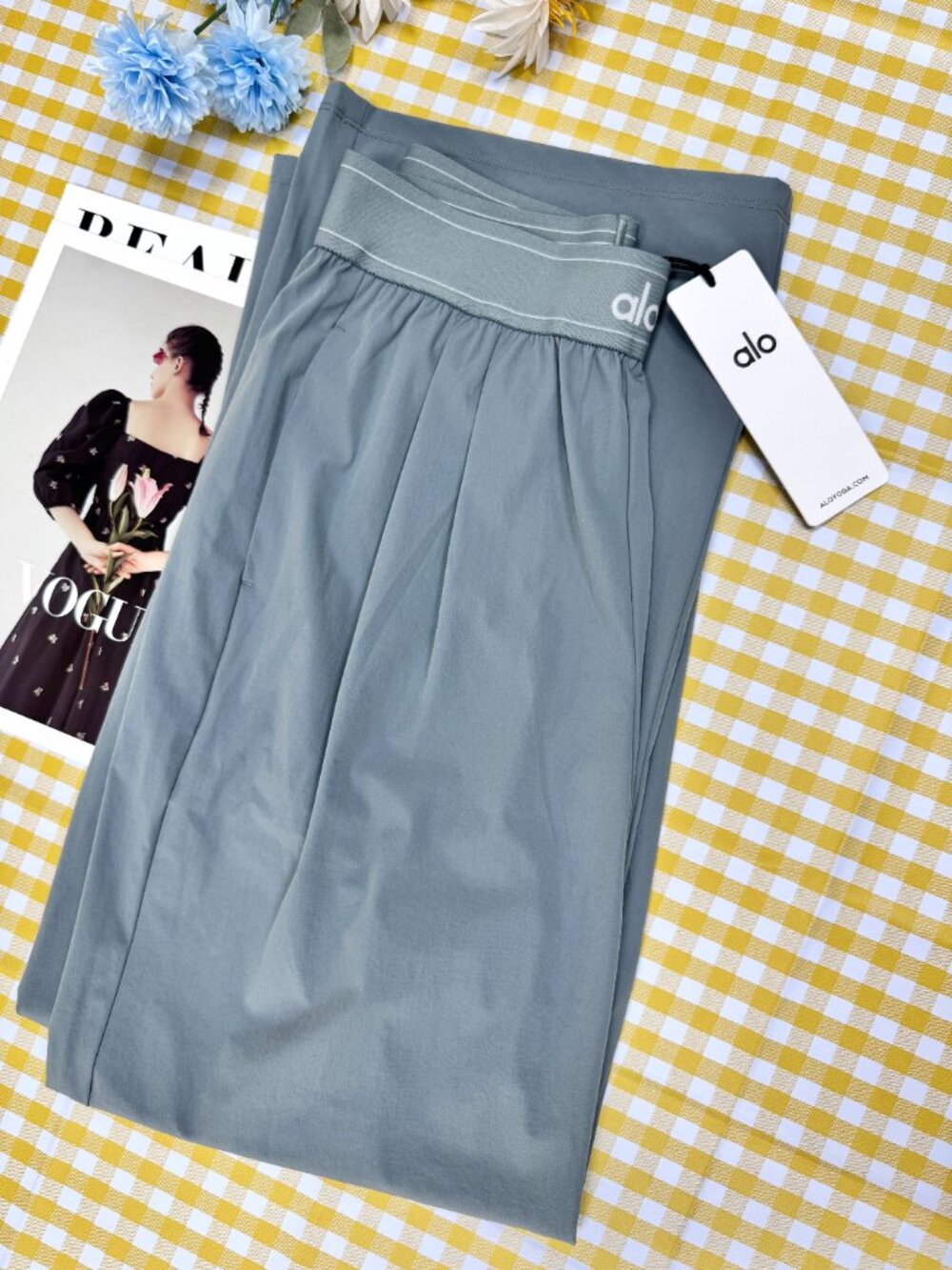 ALO Yoga Trouser 👖💙 Steel Grey Pants Sz XXS~M (Regular) - Picture 3 of 9